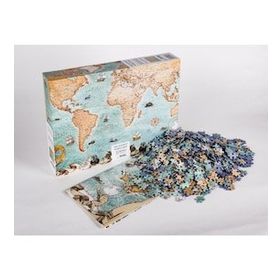 Gürbüz 12103 1000 Parça Antik Harita Puzzle
