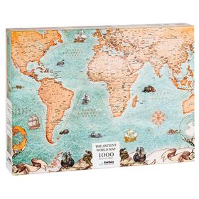 Gürbüz 12103 1000 Parça Antik Harita Puzzle