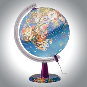 Gürbüz 30 cm Işıklı Mitolojik Küre