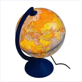 Gürbüz 41261 26 cm Fiziki-Siyasi Işıklı Küre