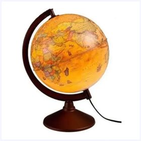 Gürbüz 44301 30 cm Antik Işıklı Dünya Küre