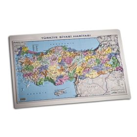 Gürbüz Türkiye 35x50 cm Kabartmalı Siyasi Harita