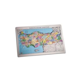 Gürbüz Türkiye 35x50 cm Kabartmalı Siyasi Harita