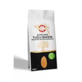 Gürbüzler 250 gr Glutensiz Kavrulmuş Tuzlu Badem