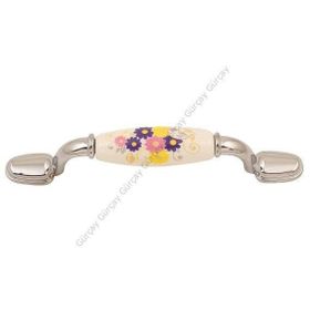 Gürçay Çiğdem 96 mm Krom Porselen Kulp