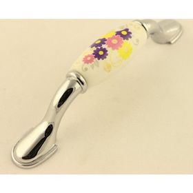 Gürçay Çiğdem 96 mm Krom Porselen Kulp
