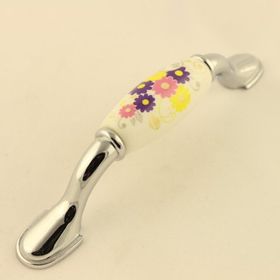 Gürçay Çiğdem 96 mm Krom Porselen Kulp