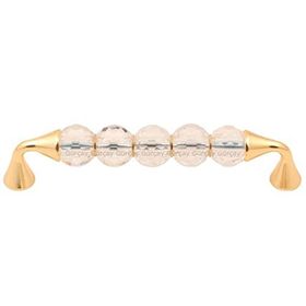 Gürçay İris Kristal 2x128 mm Altın Kulp