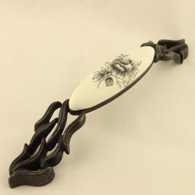 Gürçay Zuhal 160 mm Siyah Porselen Kulp