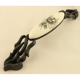 Gürçay Zuhal 160 mm Siyah Porselen Kulp