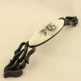 Gürçay Zuhal 160 mm Siyah Porselen Kulp