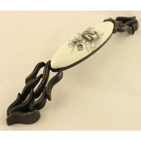 Gürçay Zuhal 160 mm Siyah Porselen Kulp