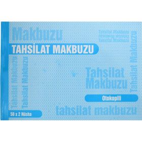 Gürmat Kod:25 Otokopili 14x19 cm 50x2 Nüsha Tahsilat Makbuzu
