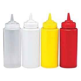 Gurmeaid Fişek Şeffaf 700 ml Dar Sosluk