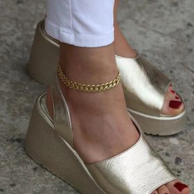 Gurmet Model Gold Kaplama 925 Ayar Gümüş Halhal