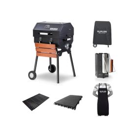 Guruss CG-050 Kömürlü Siyah Barbekü Mangal Tam Set