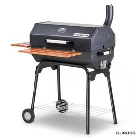 Guruss CG-075 Kömürlü Barbekü Siyah Mangal Tam Set