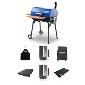 Guruss CG-075 Kömürlü Mavi 75 cm Barbekü Mangal Tam Set