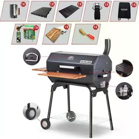 Guruss CG-075 Siyah Bbq Mangal Gurme Barbekü