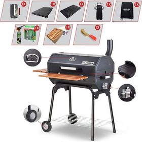 Guruss CG-075 Siyah Bbq Mangal Gurme Barbekü