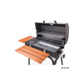 Guruss CG-075 Siyah Bbq Mangal Gurme Barbekü