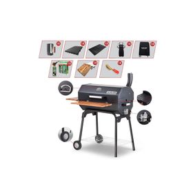 Guruss CG-075 Siyah Bbq Mangal Gurme Barbekü