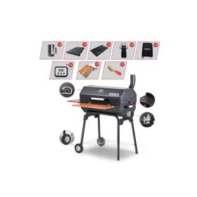 Guruss CG-075 Siyah Bbq Mangal Gurme Barbekü