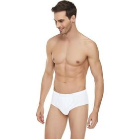 Güryıldız 24501 Beyaz 12 Adet Erkek Büyük Beden Penye Slip Külot