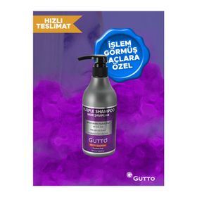 Gutto Turunculaştırma Karşıtı ve Renk Düzenleyici 500 ml Mor Şampuan