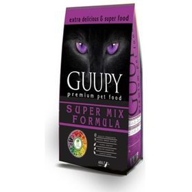 Guupy Premium Super Mix Formula 1 kg Yetişkin Kedi Maması