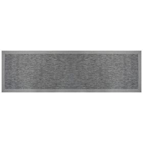 Güven Collection Nature Rustic Gri 80x300 cm Bordürlü Sisal Halı