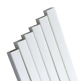 Güven Sanat 5750298 2x5 mm 50 cm 10 Adet Plastik İçi Boş Beyaz Çıta