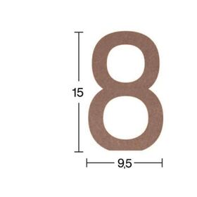 Güven Sanat Ahşap 8 Rakamı 18 mm H41 Obje