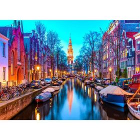 Güven Serigrafi Amsterdam 1000 Parça 48 x 68 cm Ahşap Puzzle Yapboz