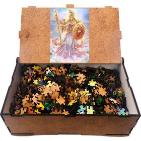 Güven Serigrafi Athena Savaş Tanrısı 2 1000 Parça Ahşap Puzzle Yapboz