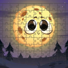 Güven Serigrafi Ay Dede 108 Parça Ahşap Çocuk Puzzle Yapboz