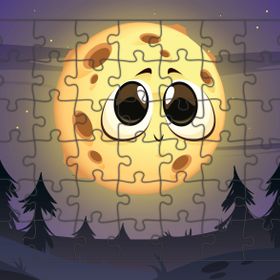 Güven Serigrafi Ay Dede 54 Parça 19,5 x 29,5 cm Ahşap Çocuk Puzzle Yapboz