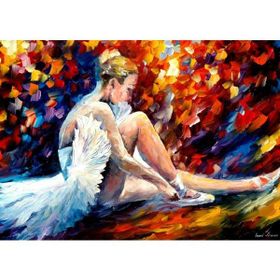 Güven Serigrafi Bale 1000 Parça Ahşap Puzzle Yapboz