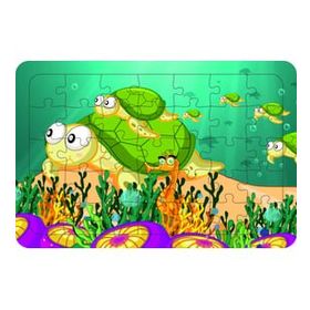 Güven Serigrafi Deniz Canlıları 35 Parça Model 11 Ahşap Çocuk Puzzle Yapboz