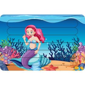 Güven Serigrafi Deniz Kızı Çubuk Model 2 Ahşap Çocuk Puzzle Yapboz