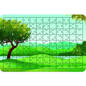 Güven Serigrafi Doğa 108 Parça Model 2 Ahşap Çocuk Puzzle Yapboz