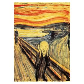 Güven Serigrafi Edvard Munch 1000 Parça Ahşap Puzzle Yapboz
