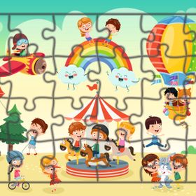 Güven Serigrafi Eğlence Zamanı 24 Parça Ahşap Çocuk Puzzle Yapboz