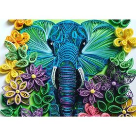 Güven Serigrafi Fil 1000 Parça Ahşap Puzzle Yapboz