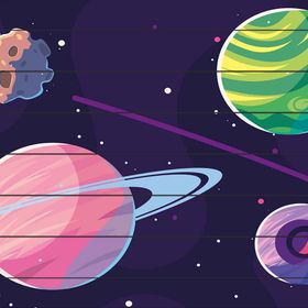 Güven Serigrafi Galaksideki Astroitler Çubuk Ahşap Çocuk Puzzle Yapboz