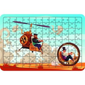 Güven Serigrafi Gelişen Dünya 108 Parça Ahşap Çocuk Puzzle Yapboz