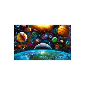 Güven Serigrafi Gezegenler 1000 Parça Ahşap Puzzle Yapboz