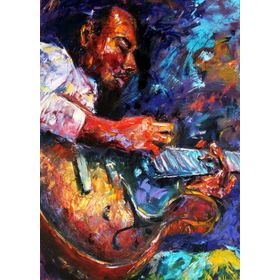 Güven Serigrafi Gitarist 1000 Parça Ahşap Puzzle Yapboz