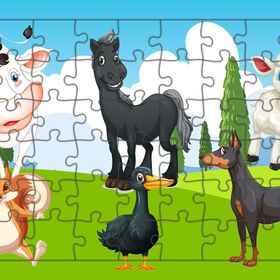 Güven Serigrafi Hayvancıklar Model 3 19,5 x 29,5 cm 54 Parça Ahşap Çocuk Puzzle Yapboz