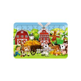 Güven Serigrafi Hayvanlar Model 18 54 Parça 19,5 x 29,5 cm Ahşap Çocuk Puzzle Yapboz